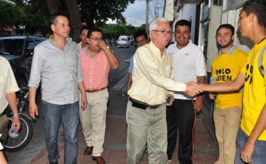 El senador del Polo, Jorge Enrique Robledo, estuvo el viernes en Cúcuta para acompañar la presentación de los candidatos al Congreso de esa colectividad en la región. colprensa