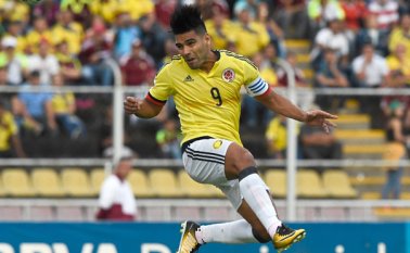 Falcao, jugador de la selección Colombia. AFP