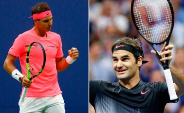 Los tenistas Rafael Nadal (izquierda) y Federer se han enfrentado en 37 ocasiones. AFP