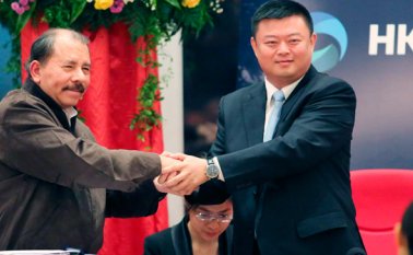 Daniel Ortega, presidente de Nicaragua, otorgó en 2013 a la empresa china HK Nicaragua Development Investment (HKND) los derechos exclusivos para construir y operar un canal de 276 kilómetros de largo entre el litoral Pacífico y el Atlántico de Nicaragua por 50 años. Archivo