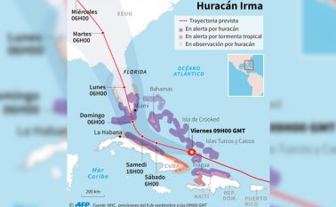 En el Caribe, los daños atribuidos a Irma son estimados en 10.000 millones de dólares. AFP