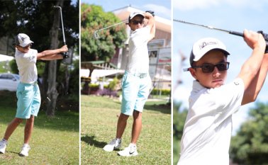 Santiago Gil Gil, de 14 años, busca ser la cara del golf nortesantandereano. Sueña con reprsentar al país. César Obando