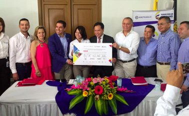 Ayer se firmó el convenio que busca promover el desarrollo de empleo formal y la asociatividad en el Catatumbo. Cortesía