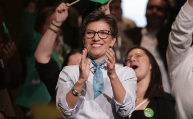Claudia López, candidata a la presidencia por el partido Alianza Verde. Colprensa