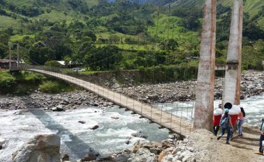 La Alcaldía de Chitagá hará la recuperación de los puentes. Se invertirán $2.500 millones en un paso vehícular. Cortesía