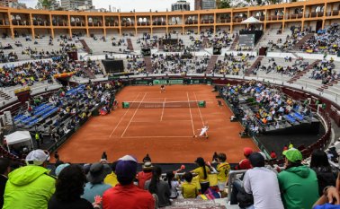 El juego entre colombianos y croatas quedó 5-7, 6-7 (5-7), 6-4, 6-2 y 6-4. AFP