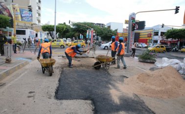 Aguas Kpital viene realizando trabajos en diferentes puntos de la avenida Cero. Obando