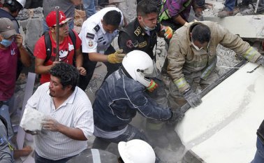 Terremoto de 7.1 grados de magnitud en México. Xinhua