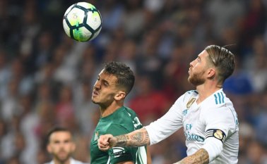 Real Madrid perdió en su estadio frente al Betis. AFP