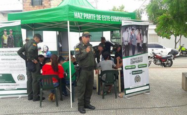 Actualmente en la Policía está abierta la conovocatoria para todos los jóvenes que quieran resolver su situación militar en esta entidad. Cortesía
