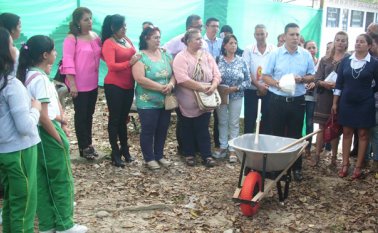 En este espacio se construirá la sala de informática y una de audiovisuales para el beneficio de 780 estudiantes de primaria del colegio Francisco Fernández de Contreras de Ocaña. Javier Sarabia