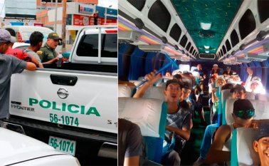 La Alcaldía recogió a estos informales para hacerles una caracterización. Cortesía