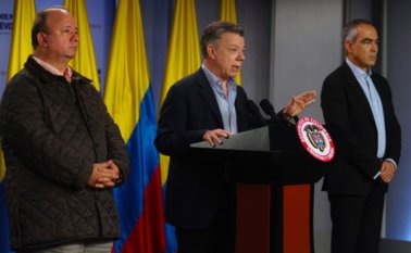 El cese el fuego empieza este domingo 1 de octubre. Presidencia de Colombia