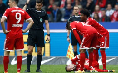 El Bayern sumó su tercer partido consecutivo sin victoria. AFP