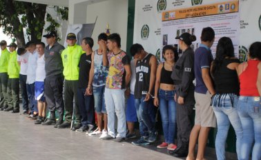 Policías haciéndose pasar como consumidores de drogas y jíbaros, además de múltiples interceptaciones de llamadas durante ocho meses, fueron necesarios para desarticular la temible banda delincuencial La Punta. Archivo