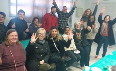 Reinel Robayo y Ricardo Sánchez inicaron sus prácticas profesionales en la oenegé brasileña Morro das pedras ACMP. Hoy están vinculados a la Organización de las Naciones Unidas (ONU). Cortesía