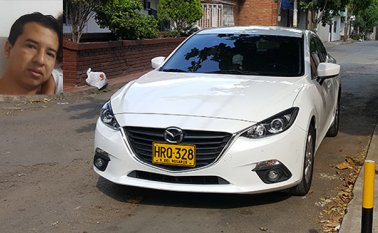 Marlon Orlando estaba en su carro en un lavadero de El Escobal cuando fue llevado a la fuerza por tres hombres desconocidos. Cortesía y La Opinión