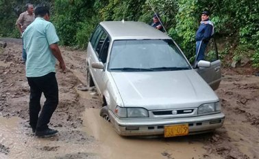 La intransitabilidad que denuncian los conductores parece un eufemismo. Cortesía