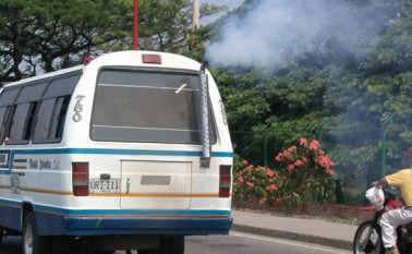 Hasta el momento, hay 12 vehículos inmovilizados por superar el límite de emisiones. Cortesía