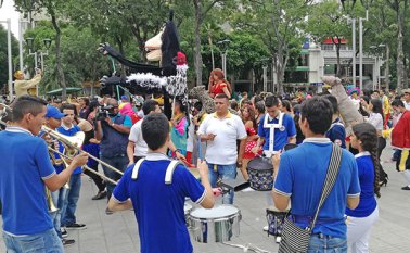 Los estudiantes cucuteños enviaron un mensaje a la ciudadanía por la protección del medio ambiente. La Opinión
