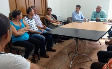 En el encuentro se concluyó que los dueños de los predios se dirigirán a firmar las escrituras hasta Salazar de Las Palmas. Cortesía