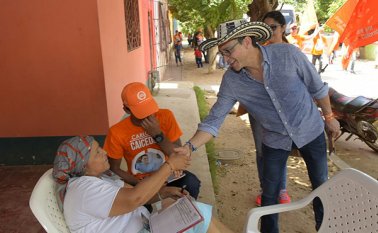 El exalcalde de Santa Marta, Carlos Caicedo, anunció en marzo pasado su aspiración a la Presidencia, con el apoyo de firmas. Cortesía