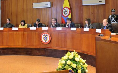 Sala Plena de la Corte Constitucional. Colprensa