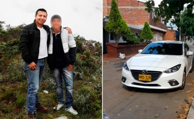 Los familiares de Marlon esperan el pronto regreso a su hogar. Este es el carro en que iba la víctima. Tomada de Facebook