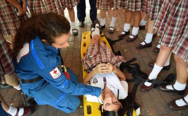 En la plazoleta Telecom se celebró el Día Internacional para la Reducción de Desastres. Cortesía