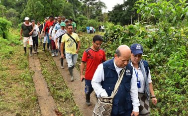 Hay básicamente tres actores que están en ese lugar", señaló el ministro de Defensa. Colprensa