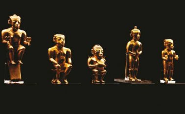 El tesoro Quimbaya es una colección considerada patrimonio natural y arqueológico de Colombia, que consta de 122 piezas que permanecen en el museo de América de Madrid (España). Especial