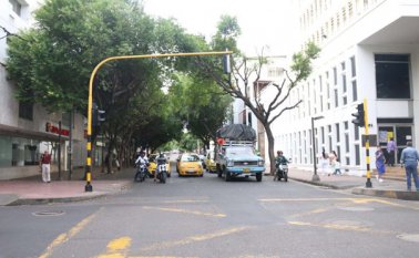 Tras los operativos, los andenes del centro de la ciudad se vieron libres de vendedores ambulantes. Cortesía