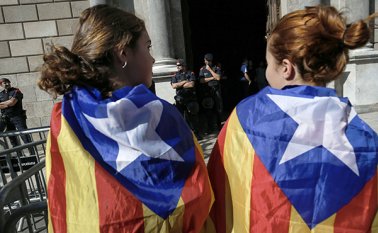 La independencia de una región dentro de la actual Unión Europea es un acto inédito. AFP