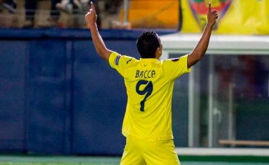 Carlos Bacca destacó el mérito de su equipo en el Wanda Metropolitano. Tomada de Twitter