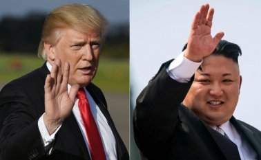 El líder norcoreano, Kim Jong-Un, y el presidente estadounidense, Donald Trump, se entrecruzan regularmente amenazas verbales de tono bélico e insultos personales. AFP