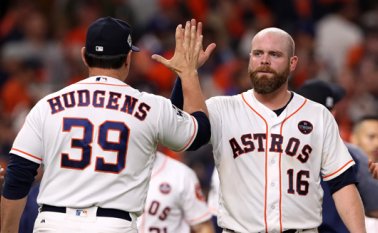 Los Astros conectaron cinco cuadrangulares en el partido AFP