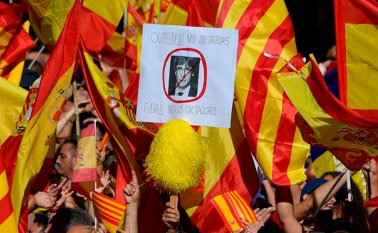 ¿Dónde está Puigdemont?, fue la pregunta en boca de todos, este lunes. AFP