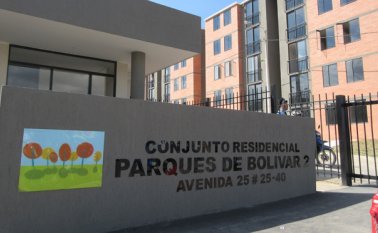 El conjunto residencial Parques de Bolívar II etapa fue entregado hace un año a los residentes y está conformado por 480 apartamentos. César Obando