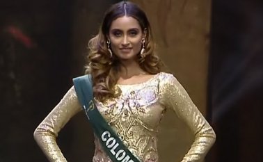 Juliana Franco, la nueva Miss Tierra - Agua 2017. Cortesía