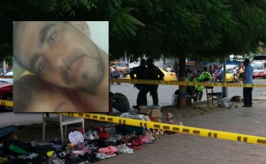 El parque Lineal, en la avenida sexta entre calles quinta y sexta del centro de Cúcuta, se convirtió al mediodía del sábado en un escenario mortal. Archivo particular