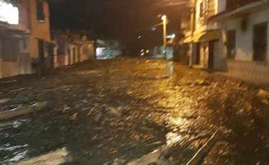 Las autoridades de la región informaron que tras la emergencia se evacuó a la comunidad hacia la vereda San Rafael. Colprensa