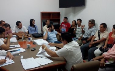 Los líderes de las comunas dialogaron con el concejo y solicitaron la priorización de obras, el cumplimiento de los compromisos de la alcaldía, y la reglamentación de los presupuestos participativos. Cortesía