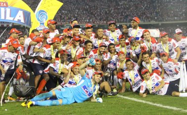 Desde el minuto inicial fue Junior el que mandó en el partido. Colprensa