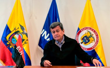 Beltrán critica los incumplimientos del Gobierno con la desmovilizada guerrilla de las Farc, convertida en partido político. AFP