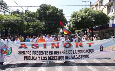 En otras provincias del departamento, se esperan movilizaciones y asambleas con el Magisterio. Archivo La Opinión