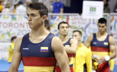 En total, doce deportistas conforman el grupo de gimnasia artística. Colprensa
