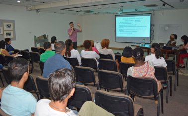 En el auditorio del banco de la República de Cúcuta se cumplió el conversatorio sobre la presencia de población afrodescendiente en Norte de Santander. Edinsson Figueroa