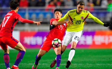 Tras jugar con Corea del Sur, Colombia disputará su próximo partido de preparación el día 14 en Chongqing ante China, que no logró clasificar a Rusia. AFP