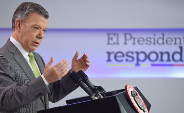 El presidente se encuentra cumpliendo una agenda por varios países. Colprensa
