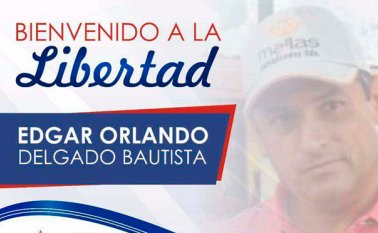 En redes sociales se corrió la noticia de la posible liberación de Édgar Orlando Delgado Bautista. Tomada de Facebook